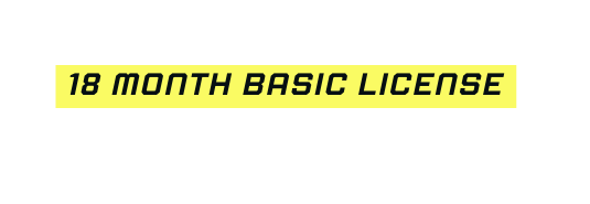 18 month Basic License
